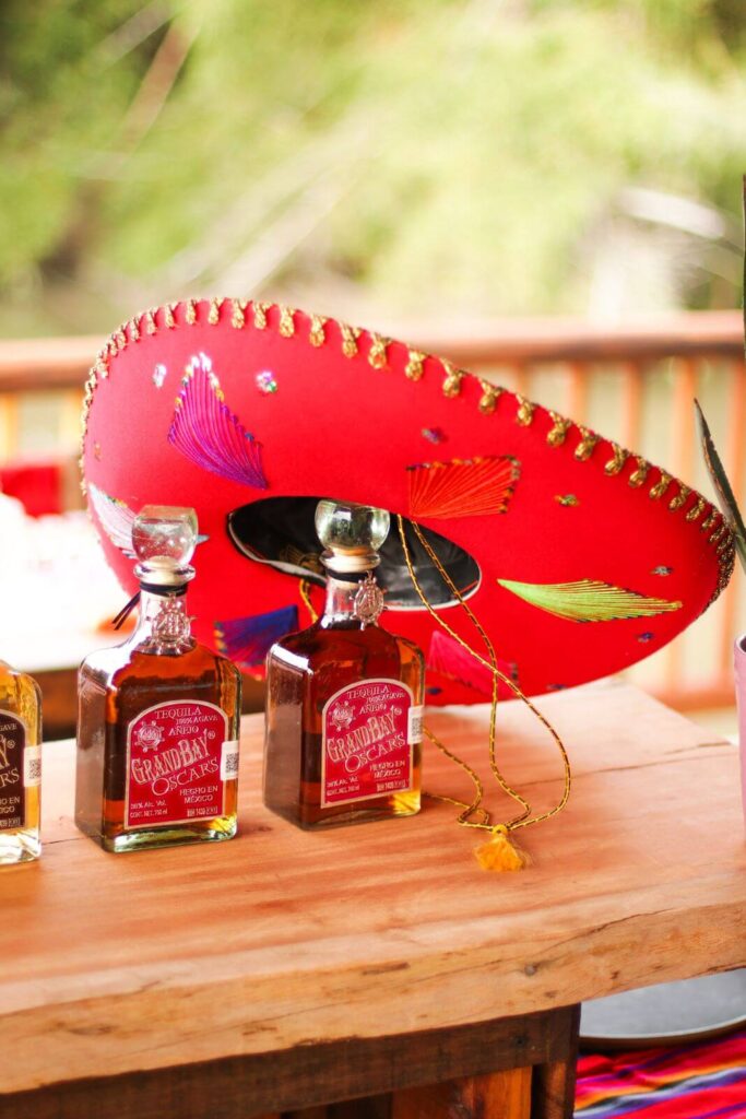 Grand Bay by Oscar’s tequila bottles in Puerto Vallarta